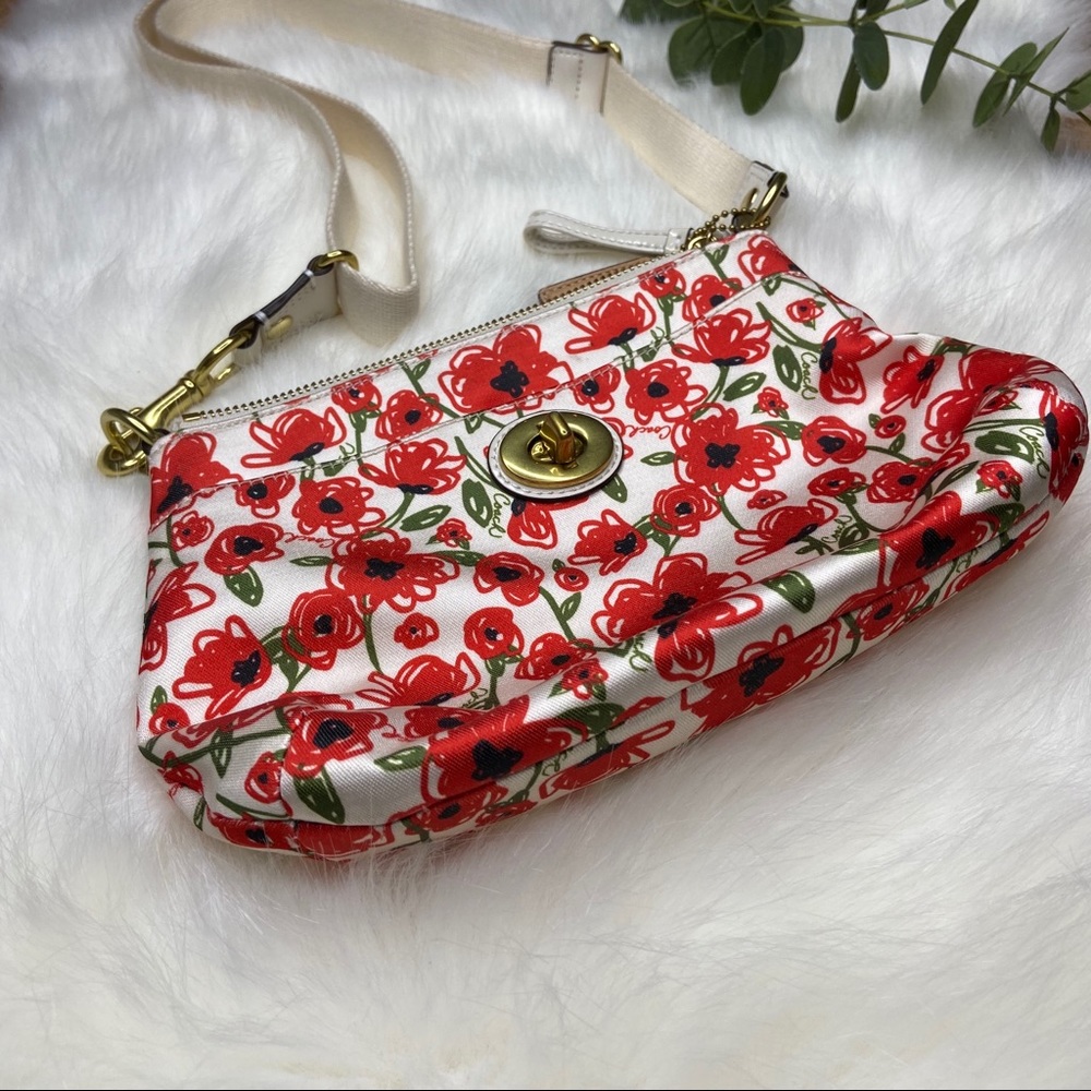 Coach Poppy Floral Print Crossbody Purse
